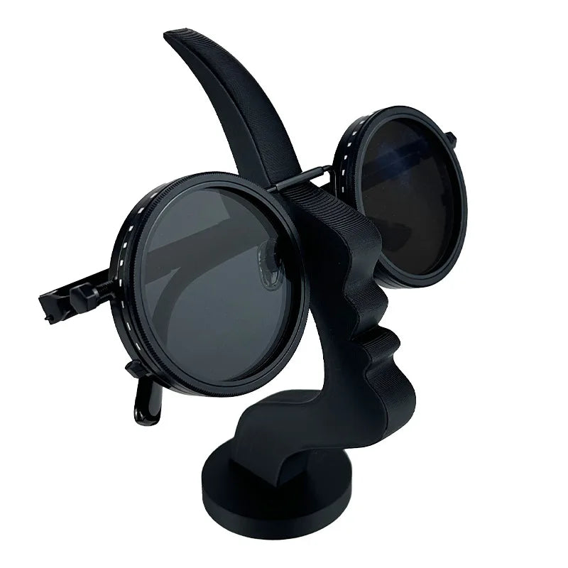Minimalist Human Profile Eyeglass Holder - 3D Printed Side Face Stand for Glasses, Desk Decor