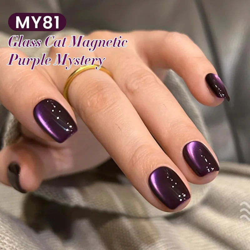 Water Gel Nail Polish with Magnetic Effect 10ml - UV & LED Soak Off Semi-Permanent Manicure