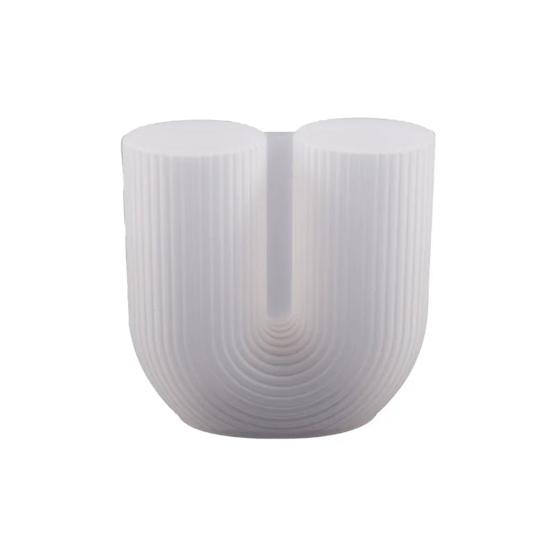 U Shape Candle Silicone Mold for DIY Candle Making and Craft Projects