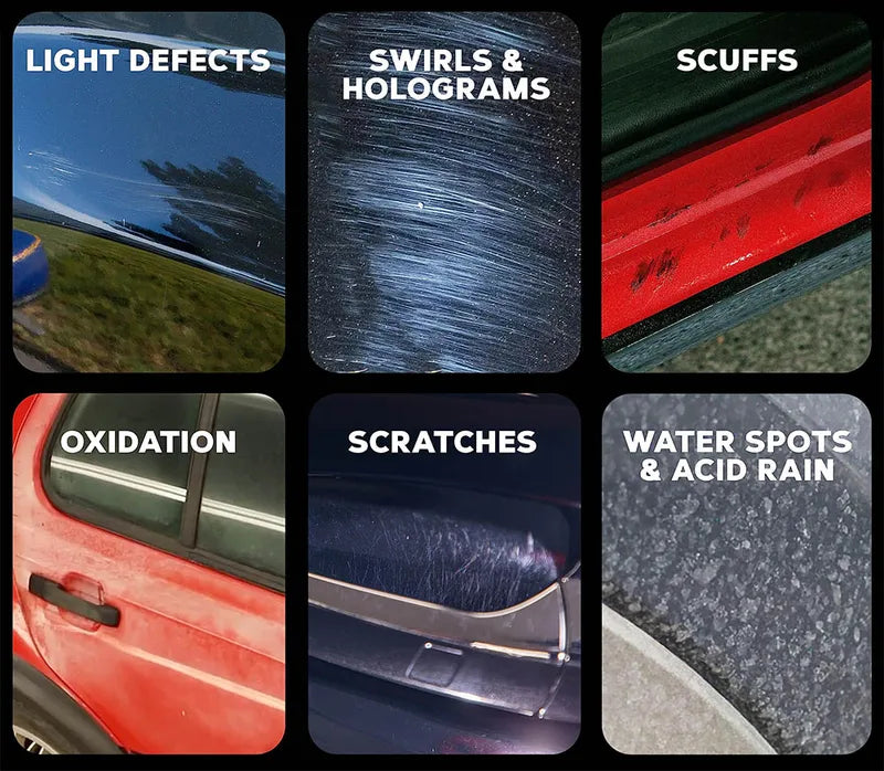 Ceramic 3-in-1 Car Wax - Scratch & Swirl Mark Remover, Protective Paint Care