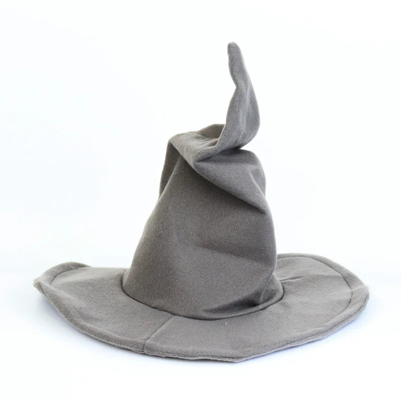Halloween Wizard Hat for Role Play Costumes - Grey Dumbledore Style
