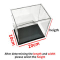 Acrylic Display Box Countertop Organizer Stand Dustproof Showcase for Figures Toys Collectibles