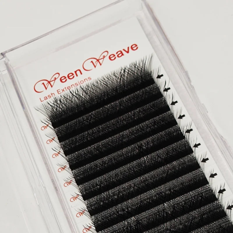 5D W Style False Eyelash Extensions Premade Fans Natural Soft Bloom Lashes