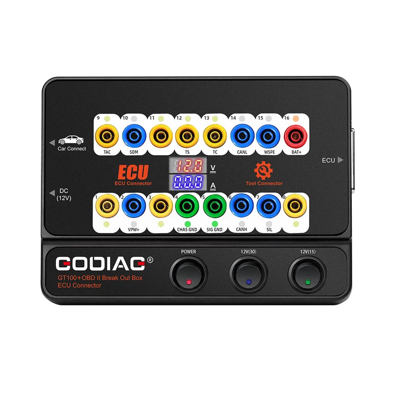 OBDII Breakout Box ECU Diagnostic Connector for Car Communication & Maintenance