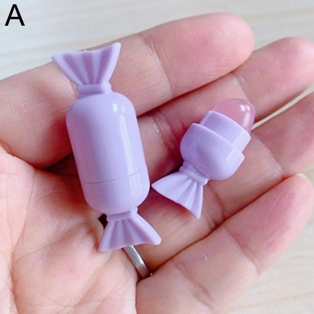 Mini Silicone Lip Brush - Angled Concealer & Lip Gloss Applicator, Cute Bear Design