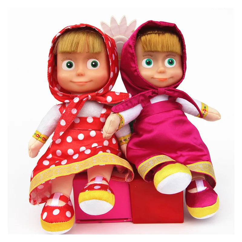 Children's Plush Doll with Music Toy - Cartoon Anime Early Education Toy