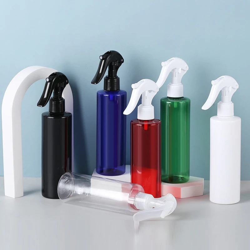 Refillable Plastic Spray Bottles with Trigger Lid for Lotion Perfume Makeup