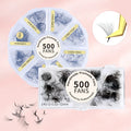 False Eyelash Extensions 500 Premade Volume Fans for Lash Styling