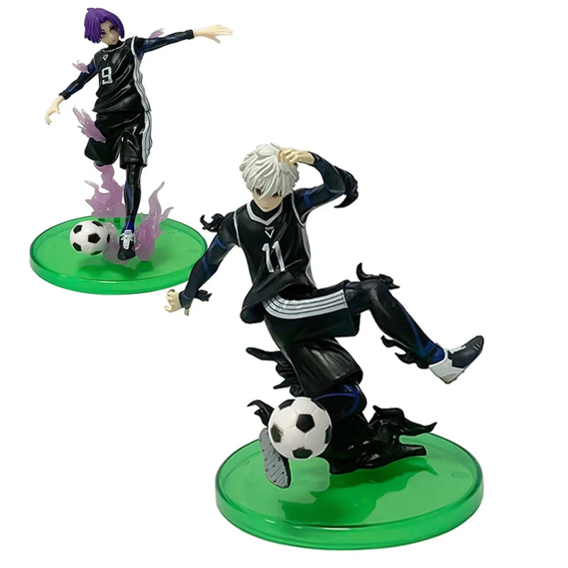 Anime Action Figures Set - BLUE LOCK Nagi, Makoto, Shirou, Voetbal Yoichi, Bachira, Meguru, 15cm Collectible Toys for Kids and Fans