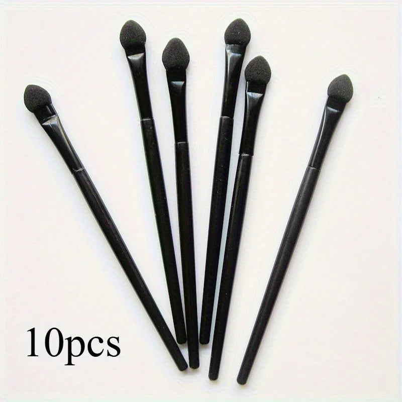 10pcs Latex Sponge Eye Shadow Applicators - Blending Makeup Brushes for Eye Makeup
