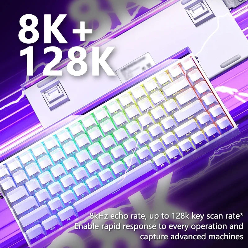 RGB Mechanical Gaming Keyboard with Magnetic Switches and 8K Polling Rate