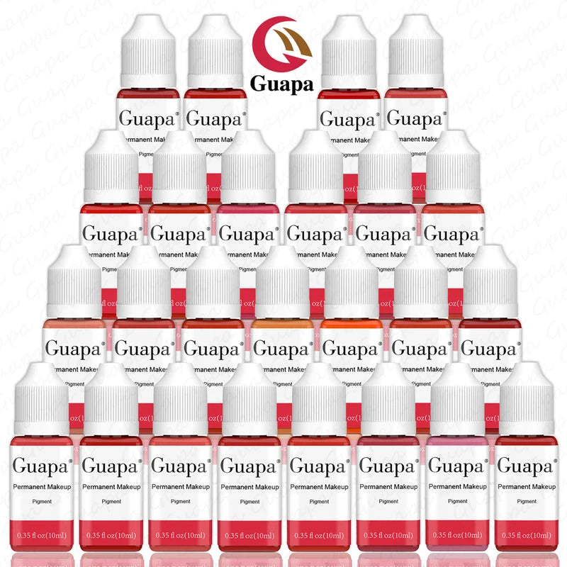 Long-Lasting Semi Permanent Lip & Microblading Pigment Ink Water Based for Tattoo
