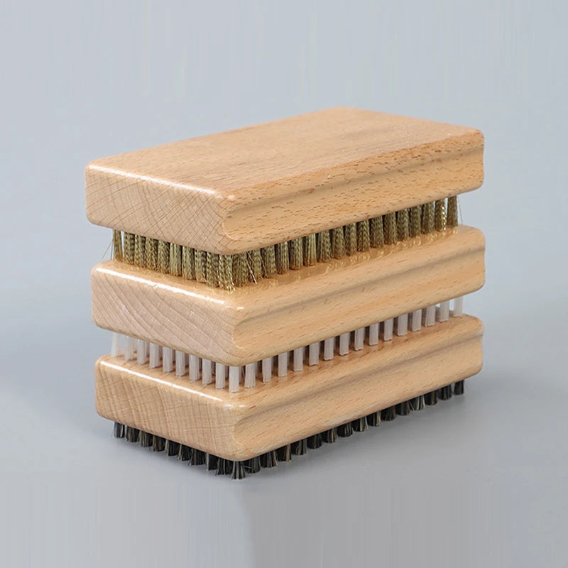 Ski & Snowboard Wax Brush Kit - Durable Brass, Nylon & Horsehair Brushes