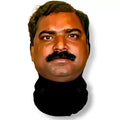 Indian-Style Party Realistic Mask Headgear for Cosplay and Cycling