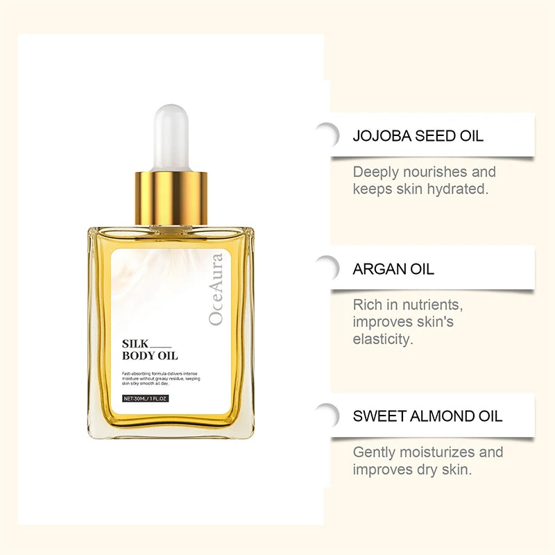 Hydrating Body Oil for Dry Skin Nourishing Brightening 30ml