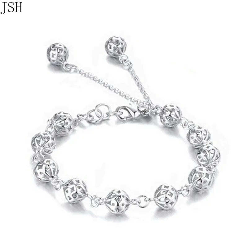 925 Sterling Silver Ladies Bracelet - Elegant Wedding Party Jewelry