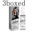 Temporary Silver Hair Color Spray - Washable Hair Dye with Plant Extracts, Nourishing & Easy to Use