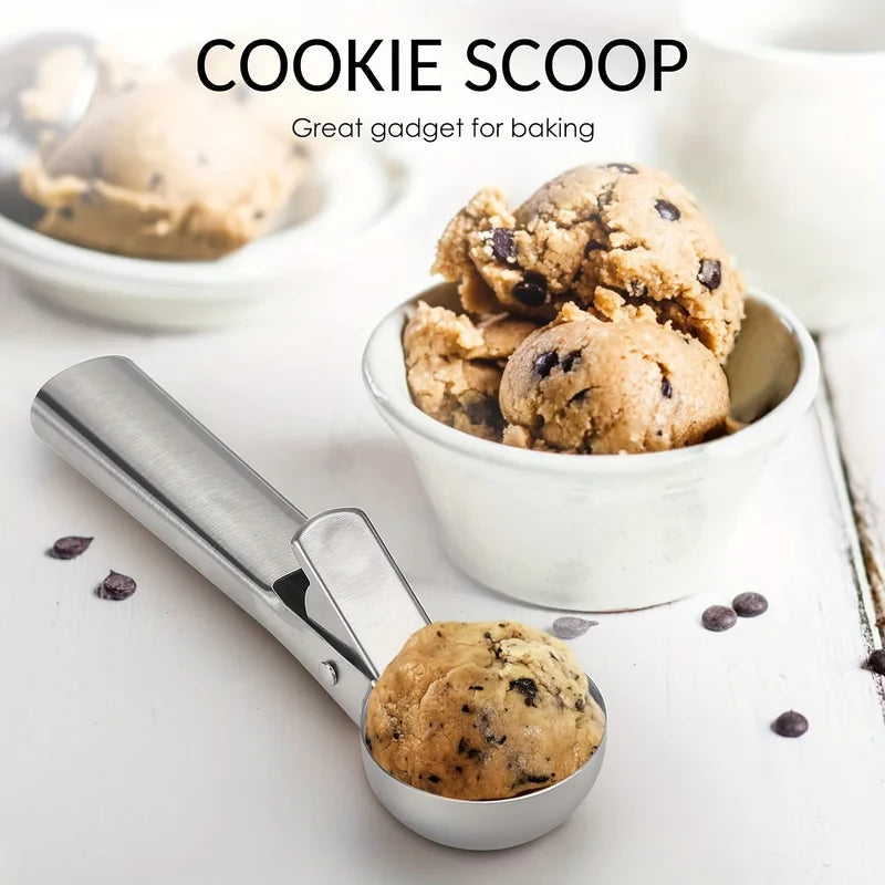 Multifunctional Stainless Steel Ice Cream & Fruit Scoops - Household Kitchen Tool