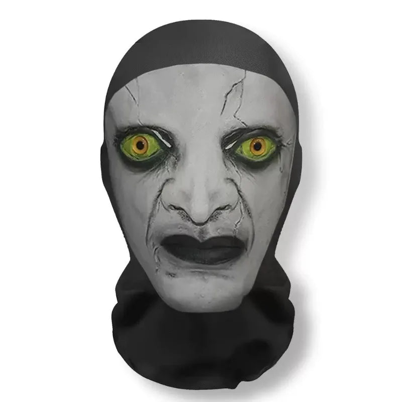 Halloween Ghost Face 3D Mask Balaclava Full Face Mesh Skull Headcover Cosplay Prop