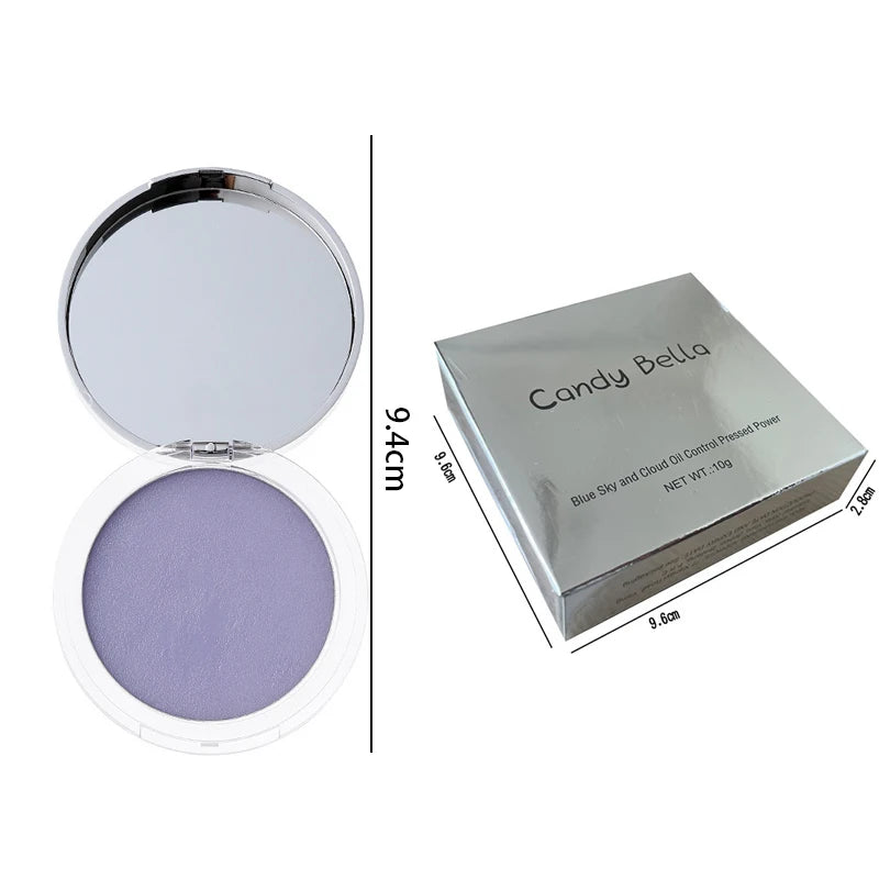 Delicate Two-Color Compact Powder - Lightweight Natural Makeup Setting