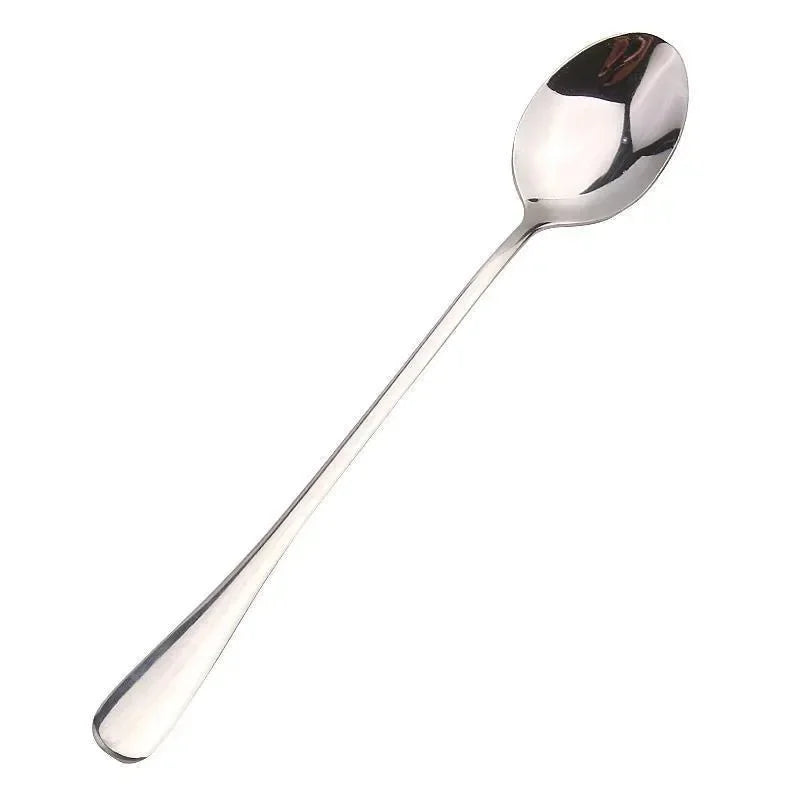 6Pcs Long Handle Stainless Steel Ice Tea Spoons - Dishwasher Safe