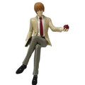 Anime Noodle Stopper Action Figure - L Lawliet PVC Sitting Toy with Apple