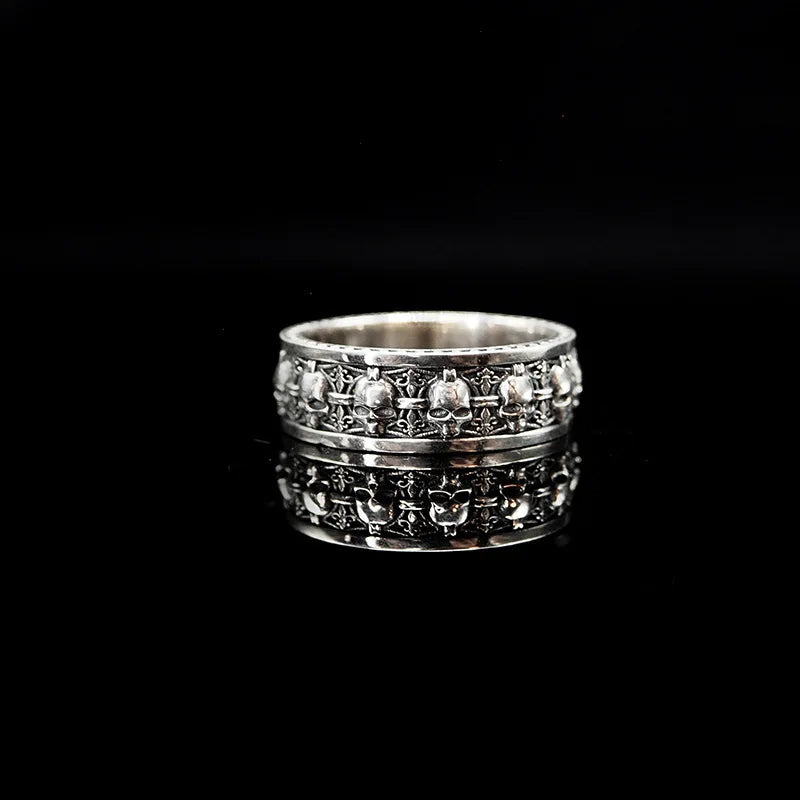 Halloween Skull Ring - Punk Gothic Open Design Men's Cosplay Motorcycle Jewelry