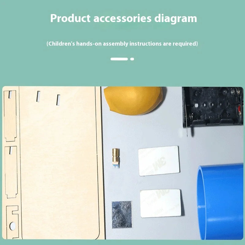 Educational Acoustic Imaging Device Science Experiment Kit - Small Hand Assembled Model