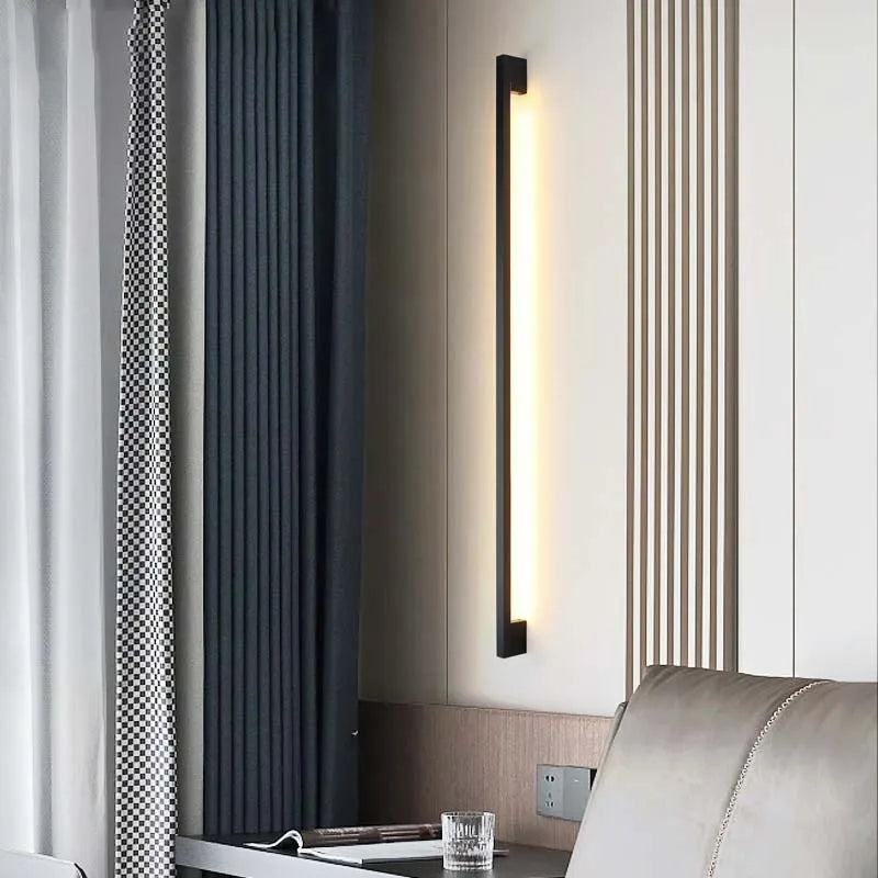 Minimalist Long LED Wall Lights for Living Room Bedroom Hallway Home Decoration