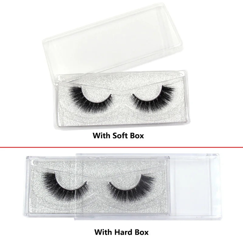 3D Mink False Eyelashes Fluffy Wispy Full Strip Makeup Lashes