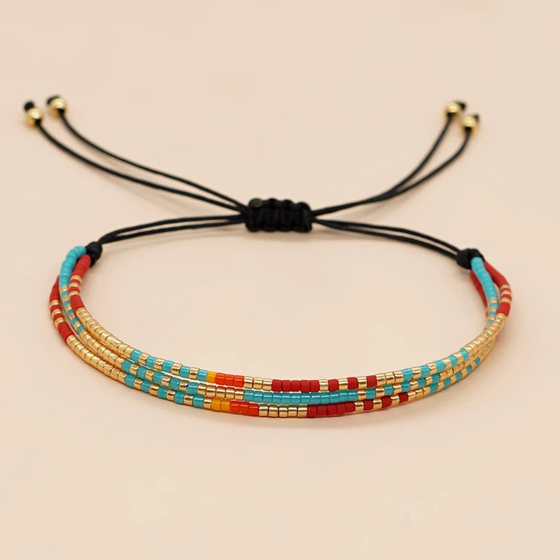 Beaded Miyuki Bracelet for Women - Handmade Fashion Jewelry Gift