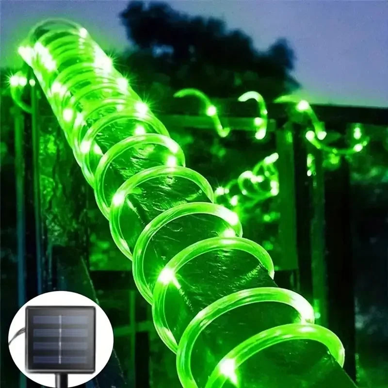Outdoor Waterproof Solar String Lights for Garden & Holiday Decoration