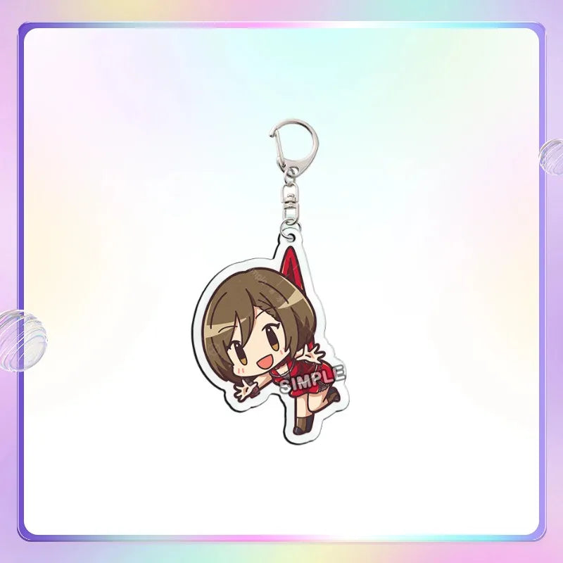 Anime Game Keychain Pendant Ring - Kagamine Rin Len Hatsune Miku Acrylic Fan Accessory