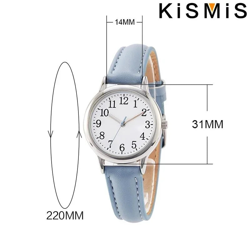 Women Quartz Watch with Simple Dial and Thin Bracelet - Casual & Stylish Ladies Wristwatch