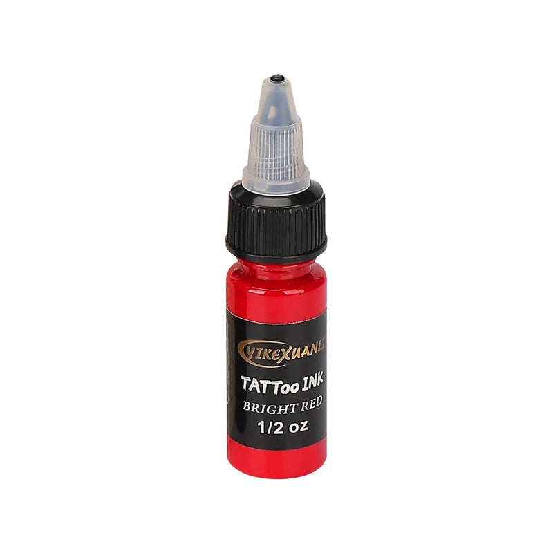 15ml Multi-Color Tattoo Ink Set for Body Art & Permanent Makeup