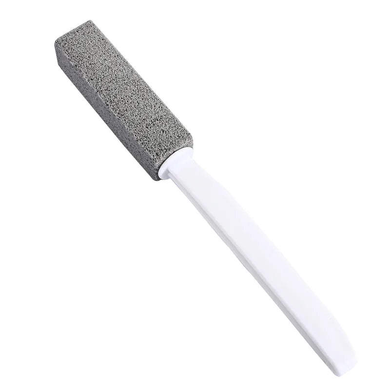 Pumice Stone for Toilet Cleaning with Long Handle - Hard Water Stain Remover