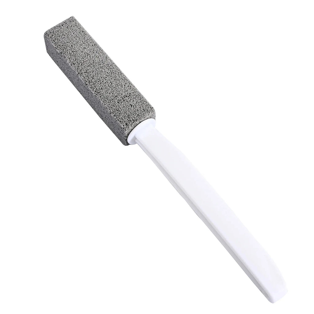 Pumice Stone for Toilet Cleaning with Long Handle - Hard Water Stain Remover