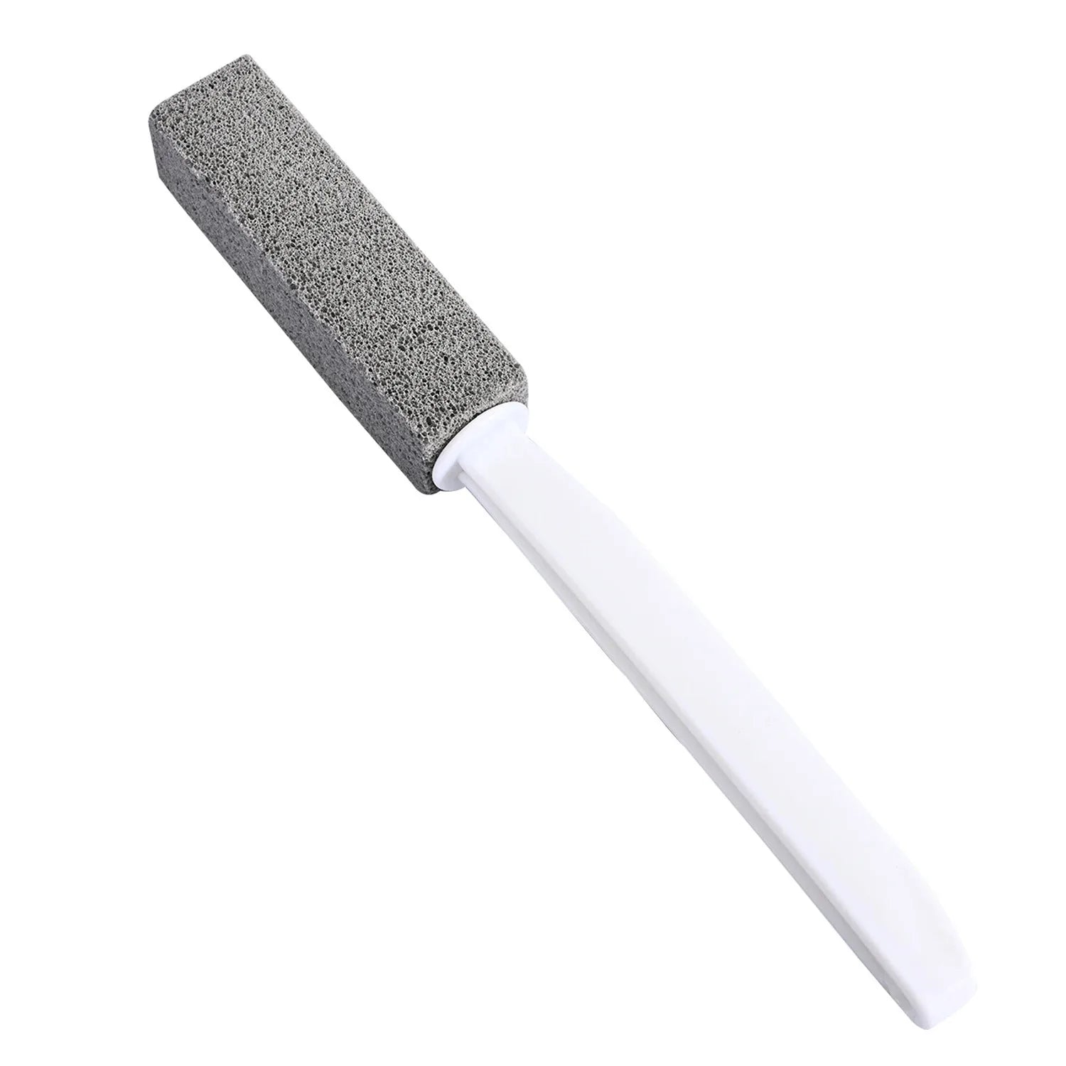Pumice Stone for Toilet Cleaning with Long Handle - Hard Water Stain Remover
