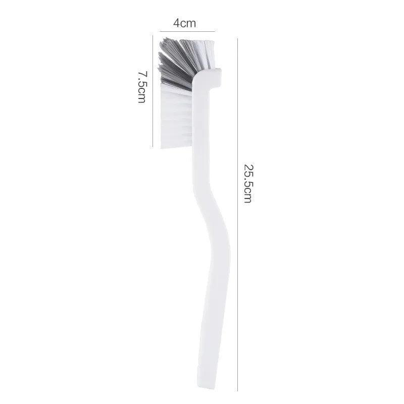 Multipurpose Plastic Cleaning Brush with Long Handle for Kitchen and Household Use