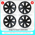 19 Inch Tesla Model Y Hubcap Cyclone Style Wheel Cover Replacement Set