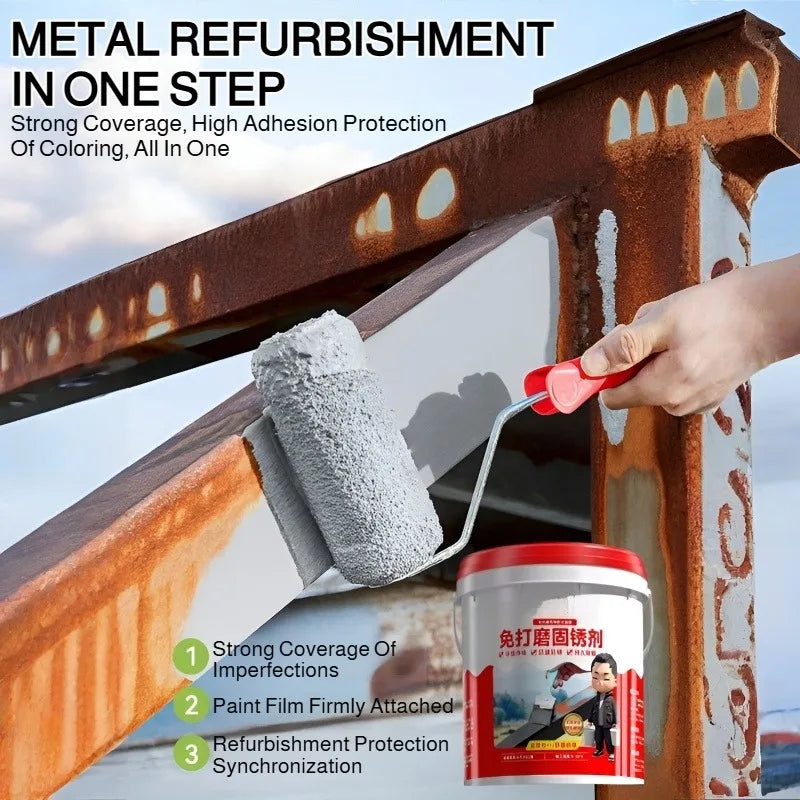 Water-Based Rust Converter for Metal Surfaces - Corrosion & Rust Prevention, No Sanding Needed
