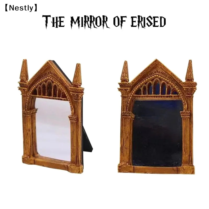 Magical Mirror of Erised Standing Bookshelf Decor Fantasy Gift Witchy Home Accent