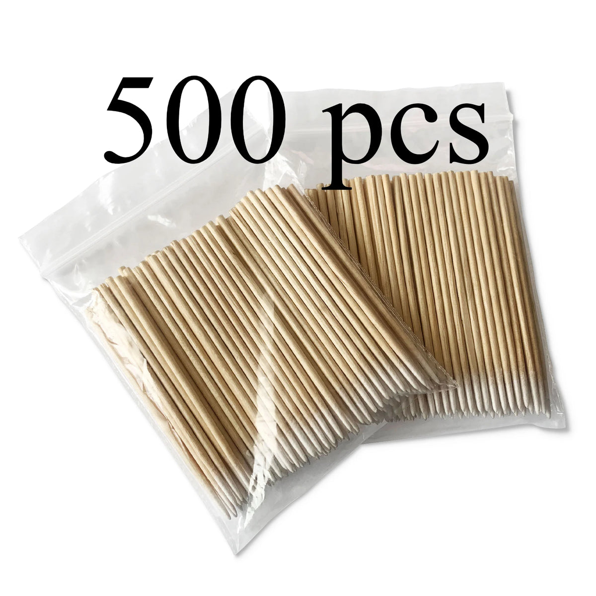 Micro Wood Cotton Swabs for Eyelash Extensions & Microblading - 100/500pcs
