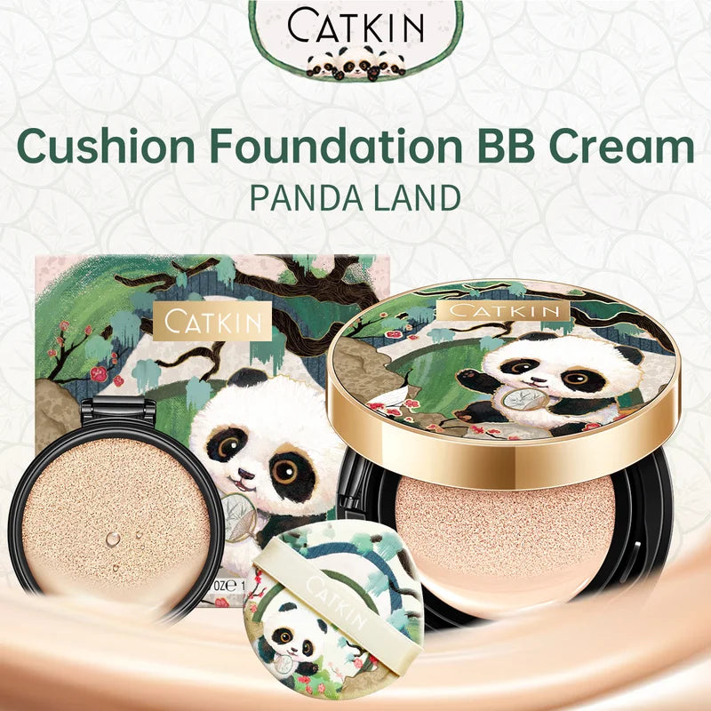 Full Coverage Cushion Foundation for Sensitive Skin - Hydrating Poreless Face Makeup