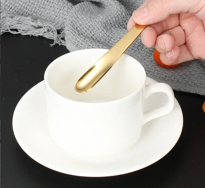 Stainless Steel Coffee Spoon Set - Small Espresso & Dessert Flatware