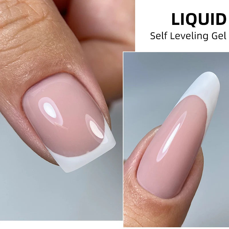 Liquid Acrylic Gel Nail Extension Builder UV/LED Soak-Off Gel - Self-Leveling, TPO Free