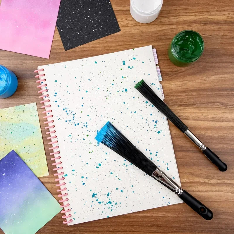 Abstract Art Brush Set for Splattering and Texturing - Multiple Colors
