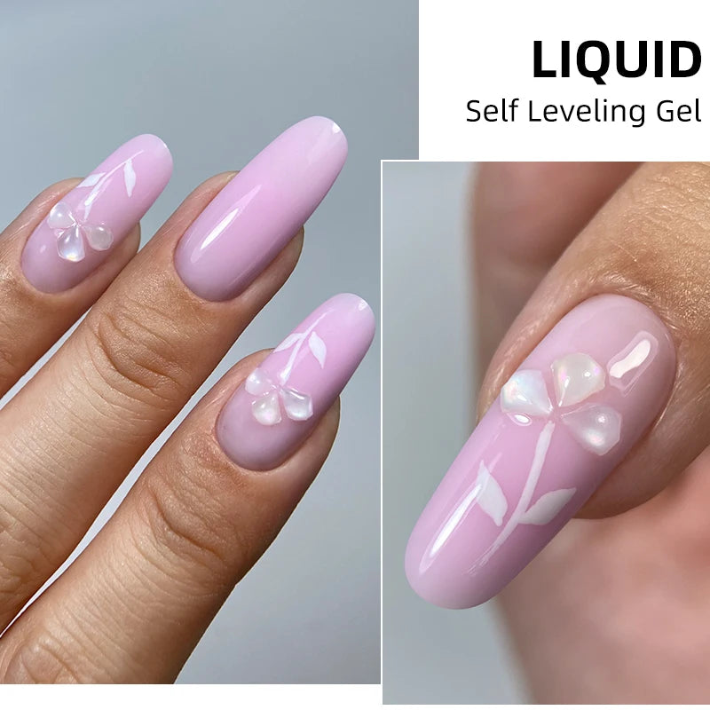 Liquid Acrylic Gel Nail Extension Builder UV/LED Soak-Off Gel - Self-Leveling, TPO Free