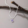 Sterling Silver Plated Necklace with AAA Zircon Clavicle Chain for Women - Wedding Jewelry