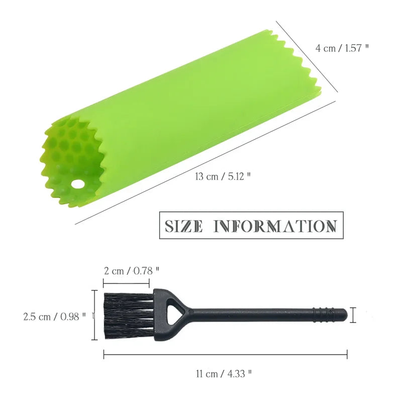 Silicone Garlic Peeler Kitchen Tool - Easy Food & Vegetable Peeling Gadget
